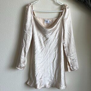 Princess Polly Champagne Mini Dress